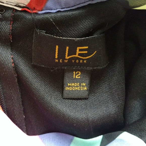 ILE New York Colorful Mod Sleeveless Dress - Picture 5 of 8